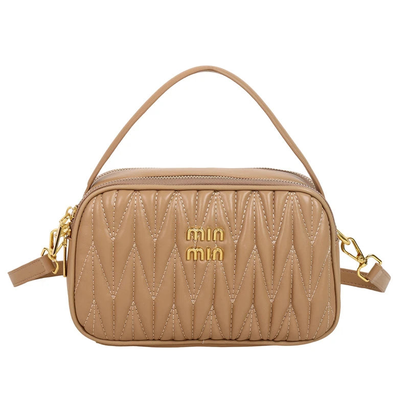 Trendy Designer Paris Fashion Bag With Elegant Leather And Solid Color For Women In Leisure