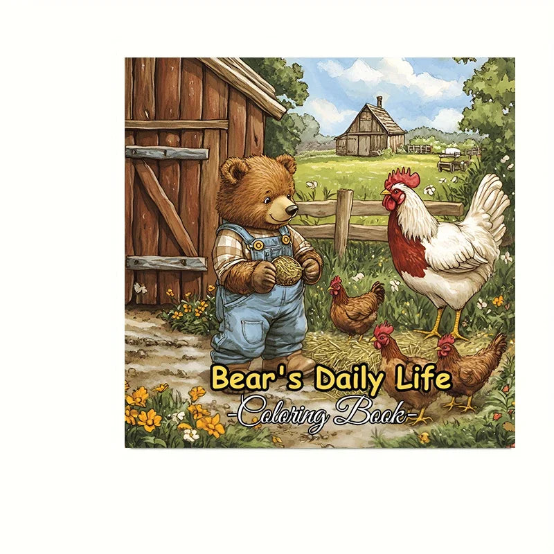 Animal Traveling Book for Adult | 28 Pages Colouring Book, Drawing Supplies for Christmas, Thanksgiving