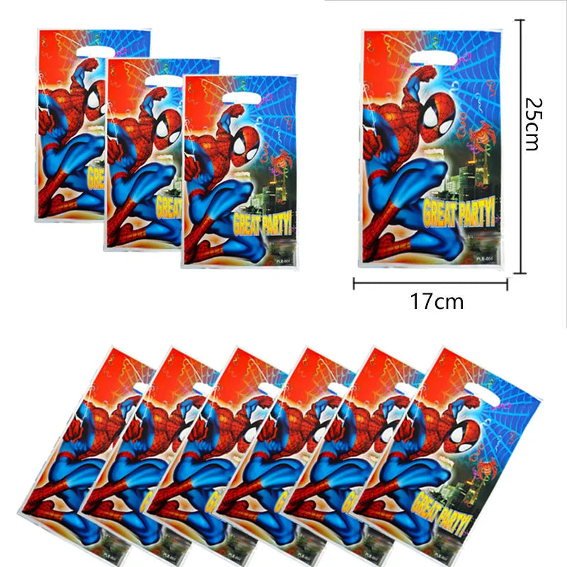 New Avengers Gift Bags Birthday Party Decoration Superhero Goody Biscuit Package Candy Bag Baby Shower Kids Gifts Party Supplies
