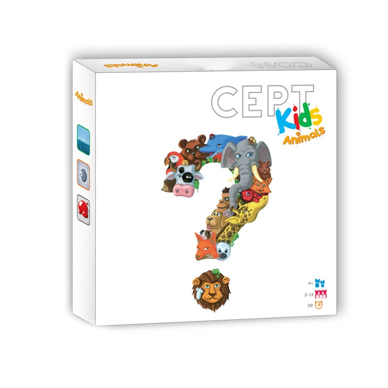 Interactive English Animal Board Game for 4-12 Players Family Party Word Guessing Fun Activity Best Friends Edition