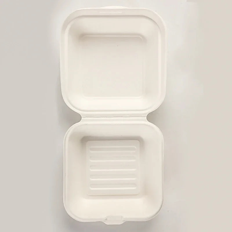10/20pcs Disposable Bento Food Containers Baking Dessert Cake Bowl packaging Burger Snack Boxes Microwavable Home  Lunchbox