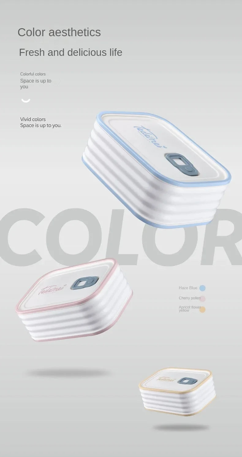 Bento Lunch Box  Sealed Leak Proof Cute Anti Drop Safe for Students Suitable for Microwave Heating Children's Lunch Box