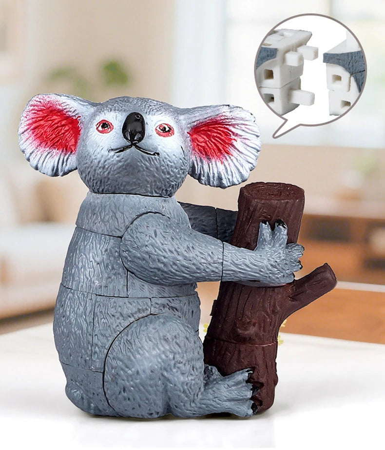 New DIY Assembled Simulated Insect & Animal Model - Children's Room Desktop Decoration Ornaments, Educational Toys & Kids' Gift