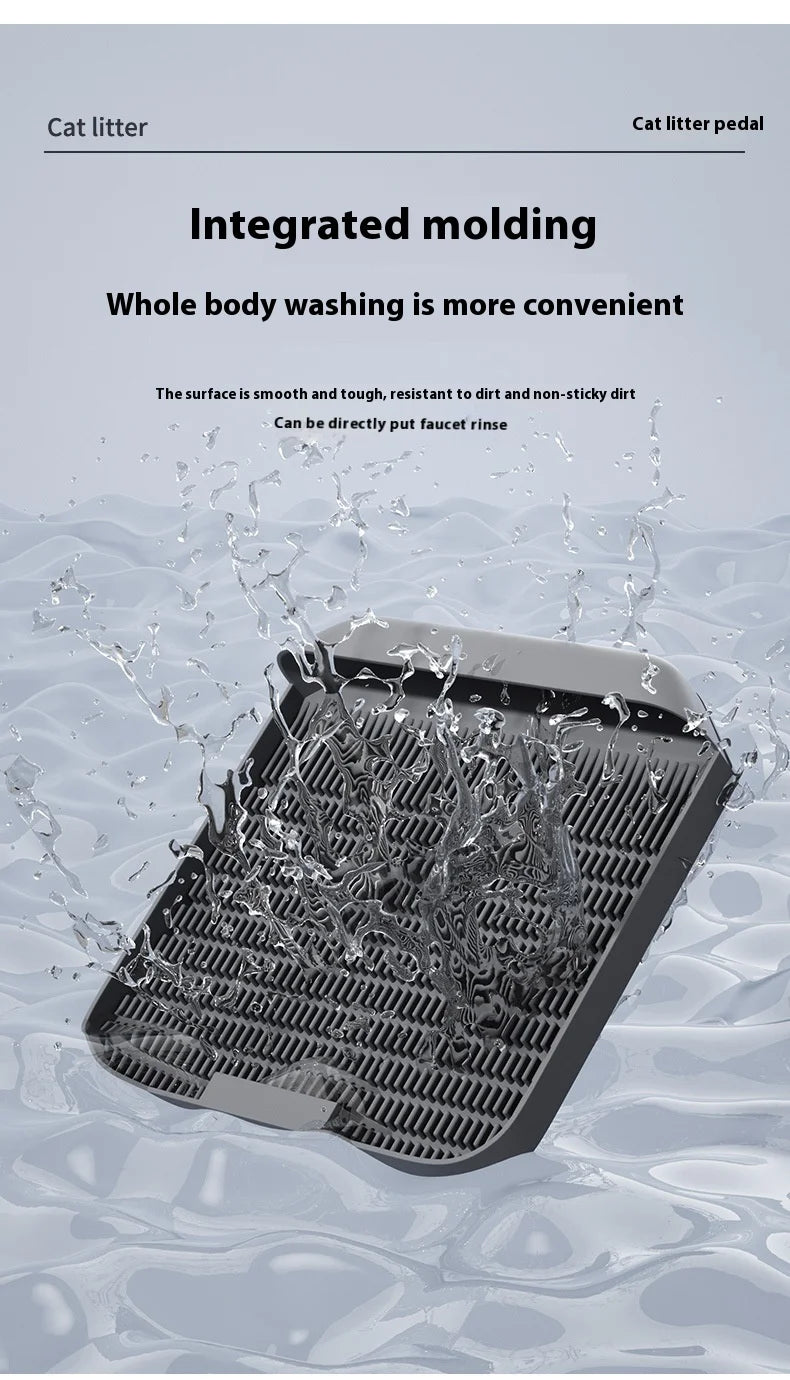 Cat Litter Pedal Box Mat Cat Pet Mat  Pedal High SidePedal Suitable for Large