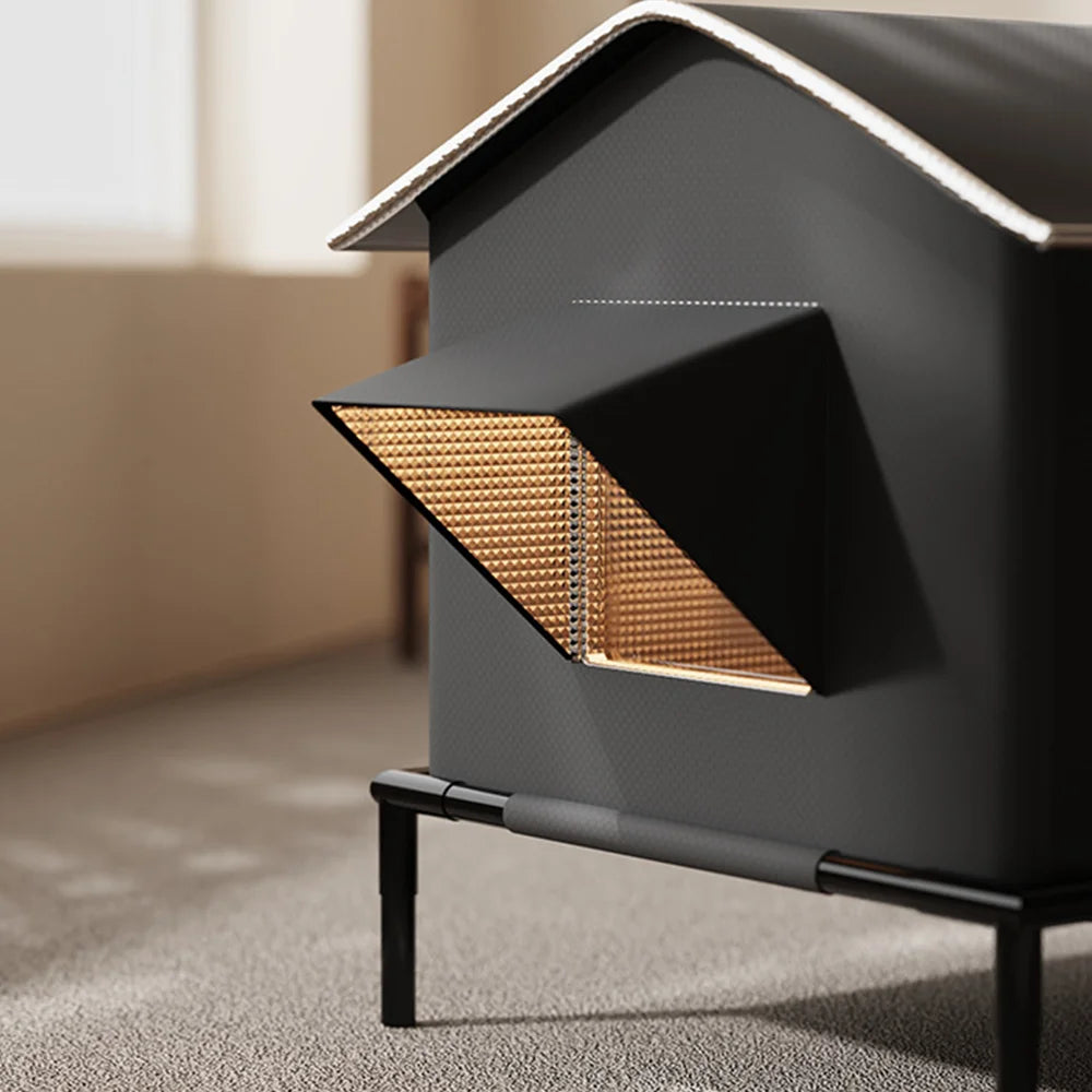 Cat House for Outdoor Puppy Waterproof Fully Insulated Selfwarming Shelter for Stray and Feral Cat Houses Beds for Indoor Cats