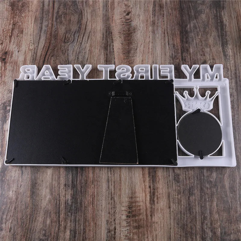 Baby Keepsake Frame 0-12 Months Pictures My First Year Photo Frame Newborn Memory Gifts Souvenirs Photo Frame For Babies