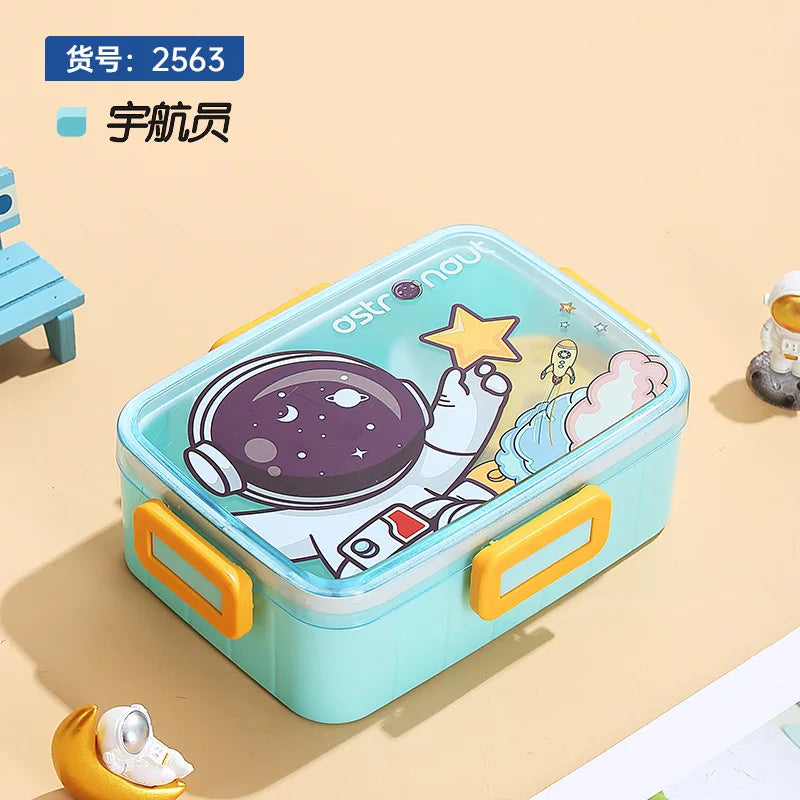 Cute Lunch Box for Kids Girls Boys With Compartments Bento Lunchbox School Child Leakproof Children's Food Snack Boxes New 2025
