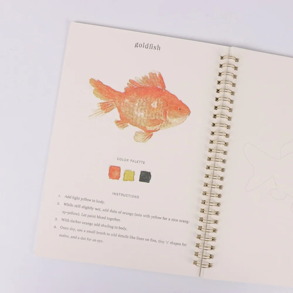 Animal Watercolor Workbook for Beginners, Watercolor Crafts, Adult Watercolor Book (Animals)