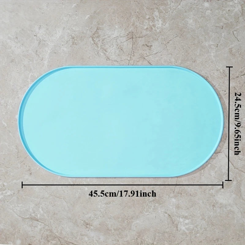 Cat Feeding Mat with Non-Slip Waterproof Design, Pet Food Mat, Compatible with Cat/Dog Bowls, Multipet Households, Dog Owners