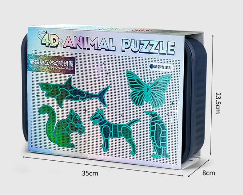 New DIY Assembled Simulated Insect & Animal Model - Children's Room Desktop Decoration Ornaments, Educational Toys & Kids' Gift