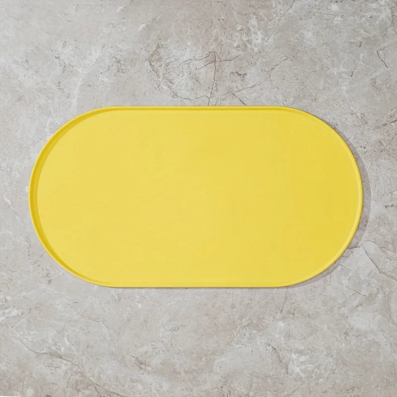 Cat Feeding Mat with Non-Slip Waterproof Design, Pet Food Mat, Compatible with Cat/Dog Bowls, Multipet Households, Dog Owners