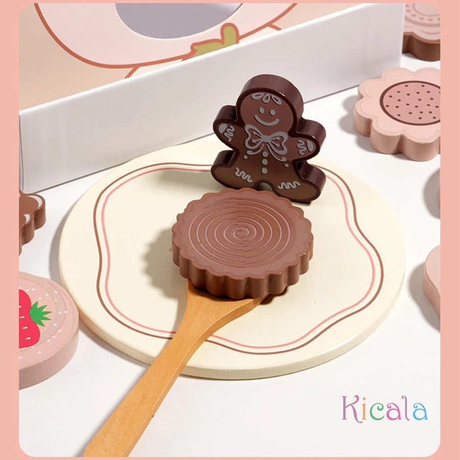 Animal Feeding Game Wooden With Cute Food Pieces Rabbit Bear Role-Play Toy Fine Motor Skill Educational Gift For Kids Christmas