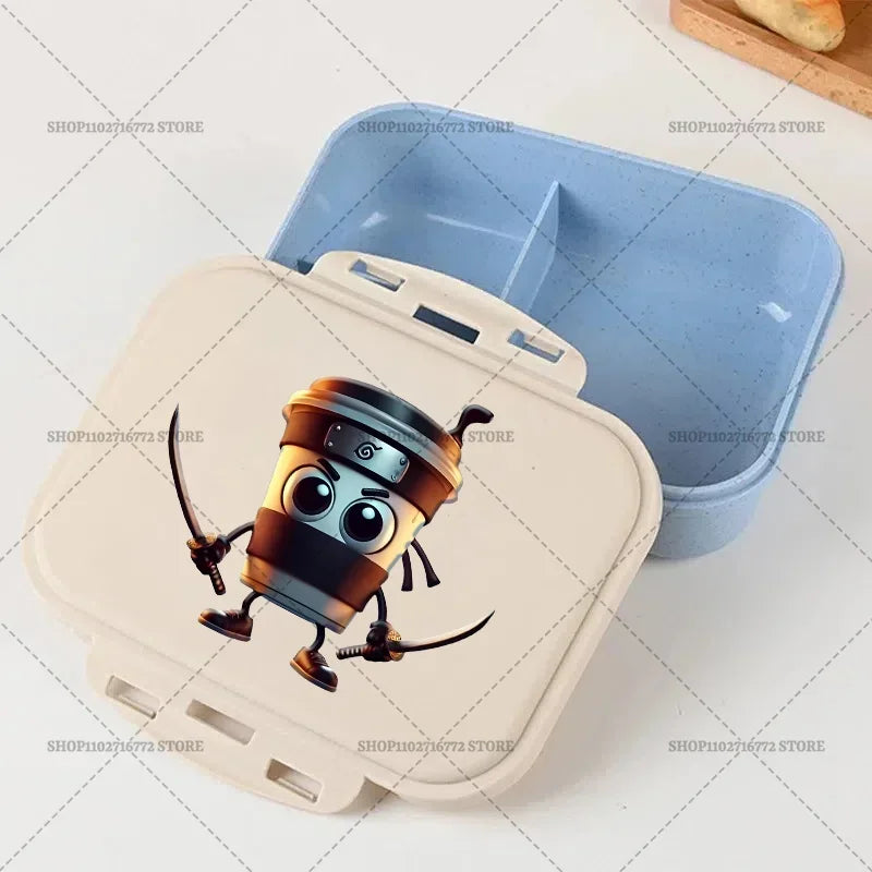 Italian Brainrot Bento Lunch Box Tralalero Tralala Boy Girl Food Storage Containers Kids School Picnic Lunchbox Dinner Case Gift