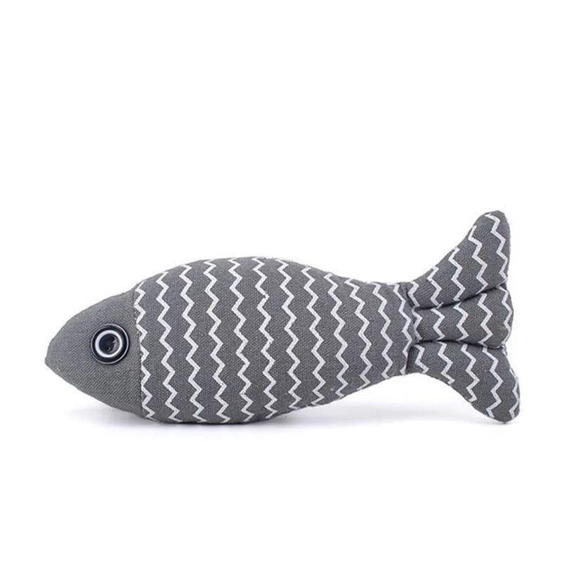 Cat Toys Fish Interactive Cat Toy Cat Chew Toy Simulation Fish Cat Pillow Kitten Exercise Kicker Toys for Indoor Cats Kitty Kit