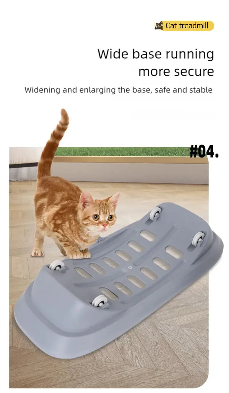 Cat treadmill, pet fitness roller, anti pinch foot exercise, running wheel, cat climbing frame, cat toys, pet supplies