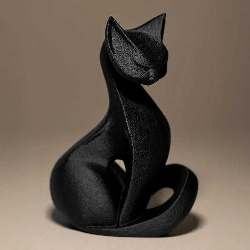11cm Cat Figurine Model Cat Ornament Desktop Decoration Creative Gift