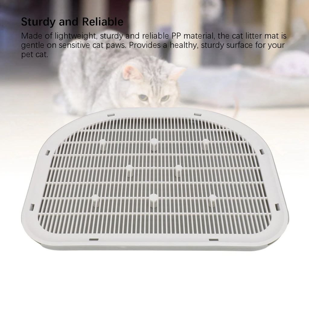 Cat Litter Mat Cat Litter Mat Waterproof Sturdy Anti Slip Leakage Resistant Easy to Clean Cat Litter Trapping Mat for Home