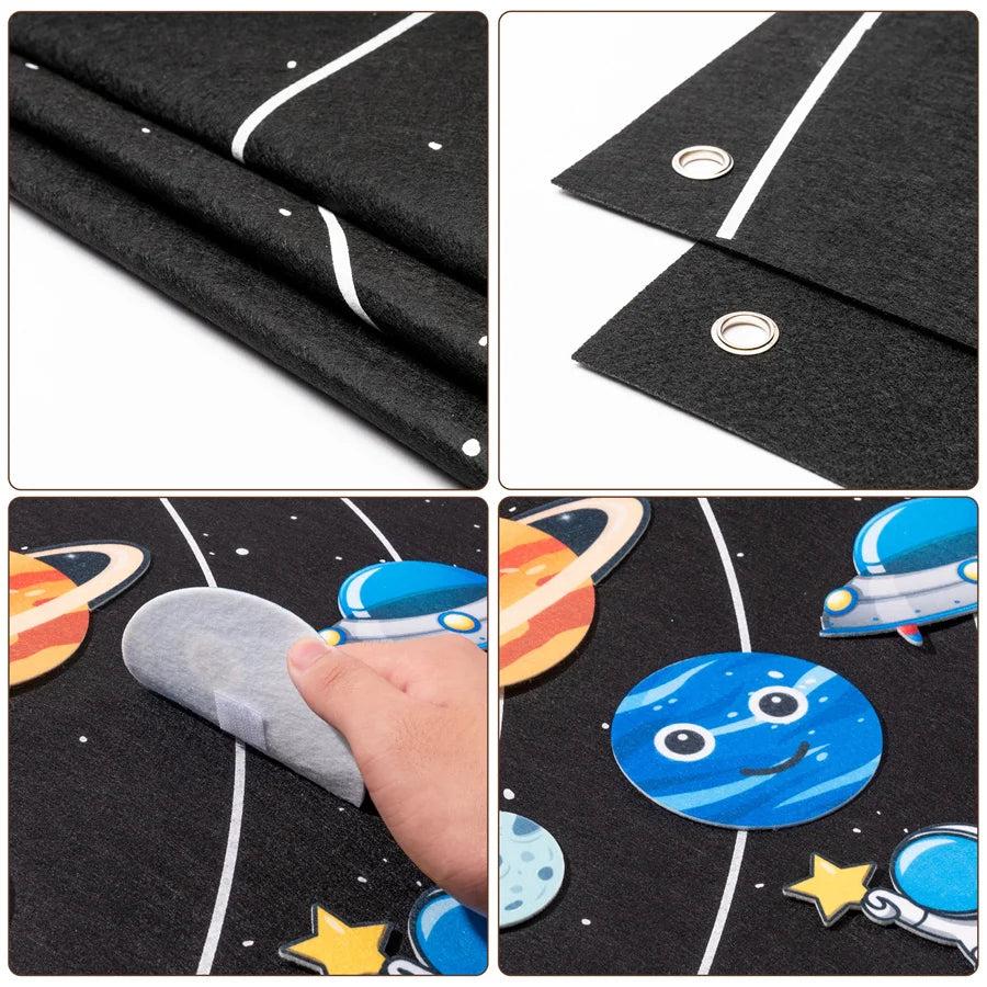 Farm Animals Felt Story Busy Board Set Toddlers Preschool Farmhouse Themed Early Learning Storytelling Interactive Play