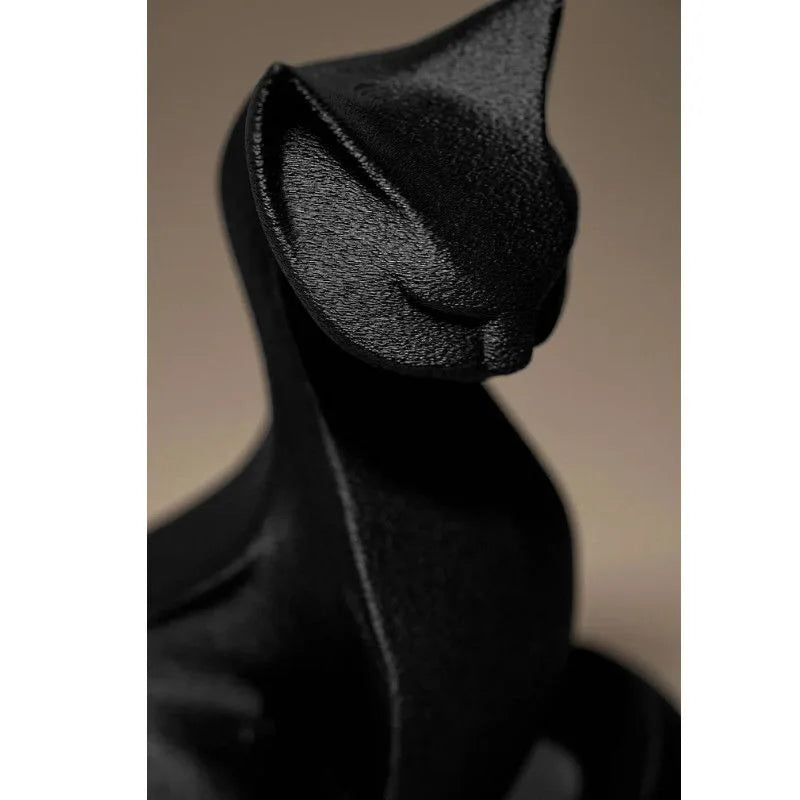 11cm Cat Figurine Model Cat Ornament Desktop Decoration Creative Gift