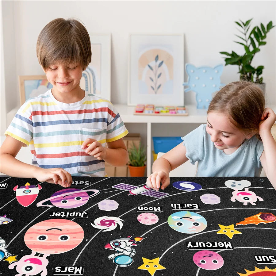 Farm Animals Felt Story Busy Board Set Toddlers Preschool Farmhouse Themed Early Learning Storytelling Interactive Play