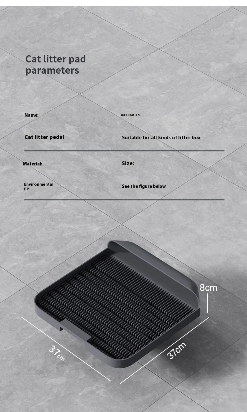 Cat Litter Pedal Box Mat Cat Pet Mat  Pedal High SidePedal Suitable for Large