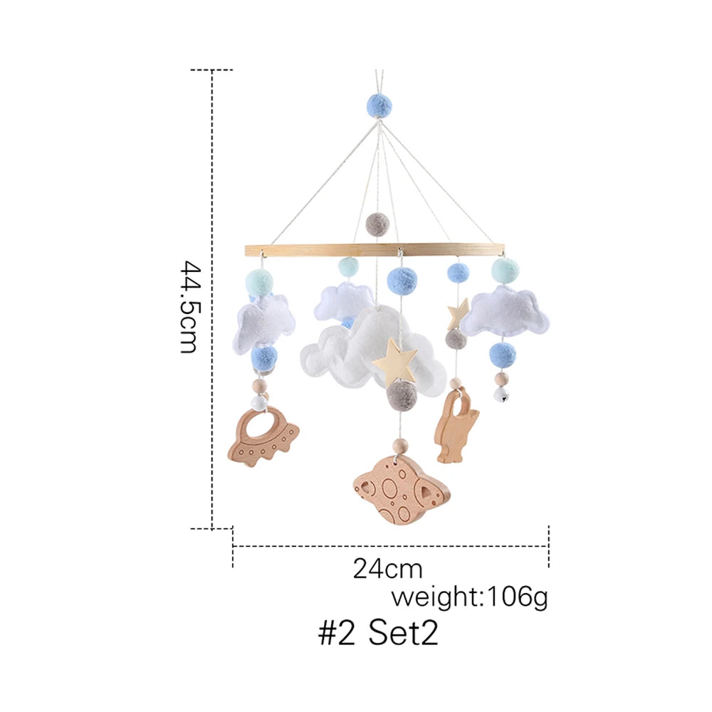 Baby Mobile for Crib Toys 0-12 Months For  Newborn Bed Bell Toddler Rattles Gift For Kids