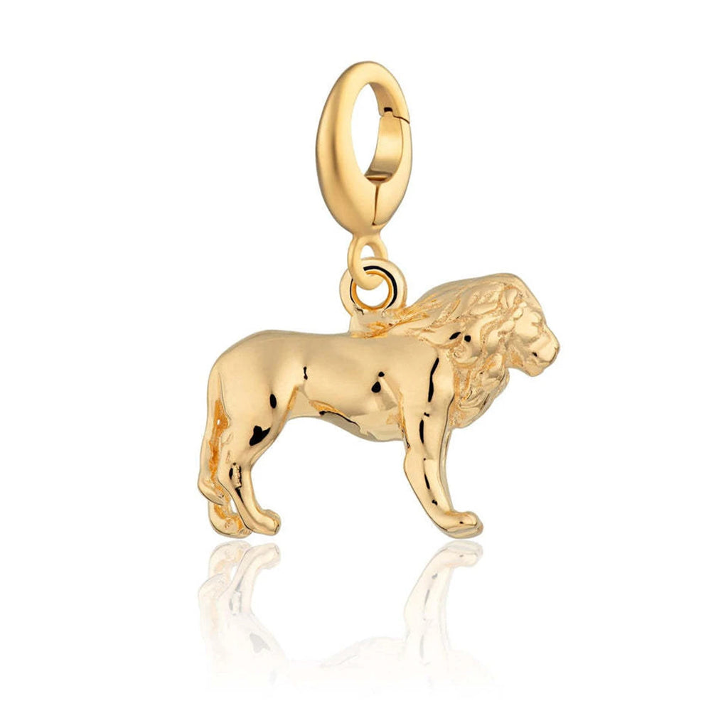 Animal Series Pendant Stainless Steel DIY Small Pendant Vacuum Plated 18K Gold Color Preserving Accessory in Furnace