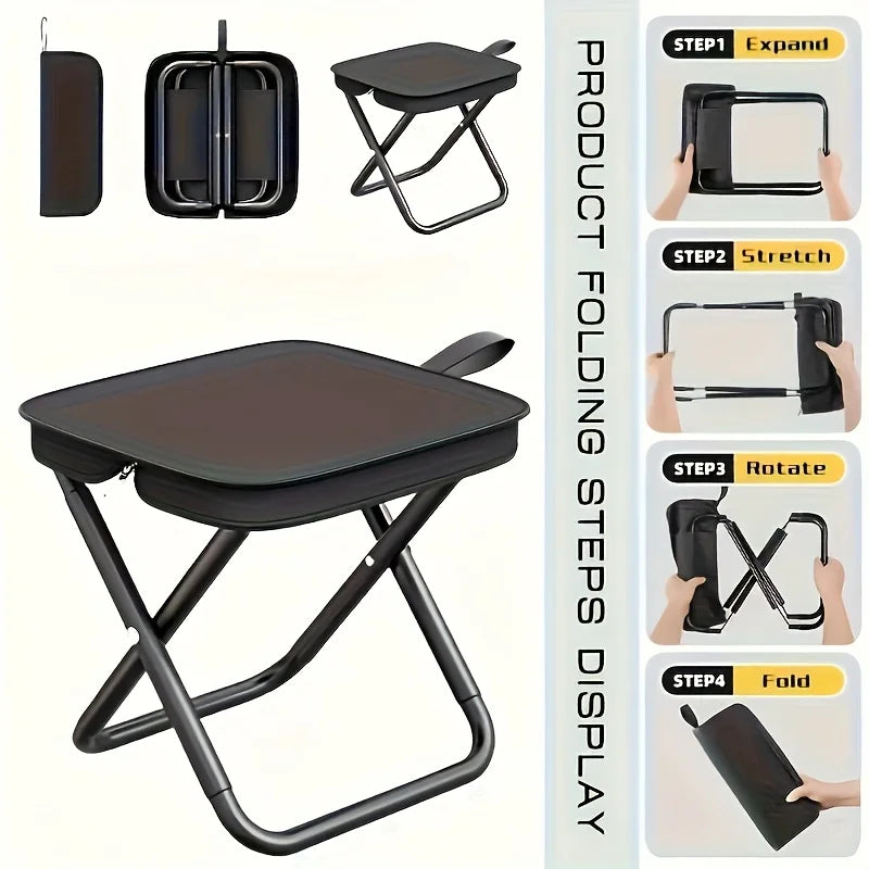 Compact Camping Stool For Travel Camping Stool Attractive Design Compact Folding Size Lightweight Construction