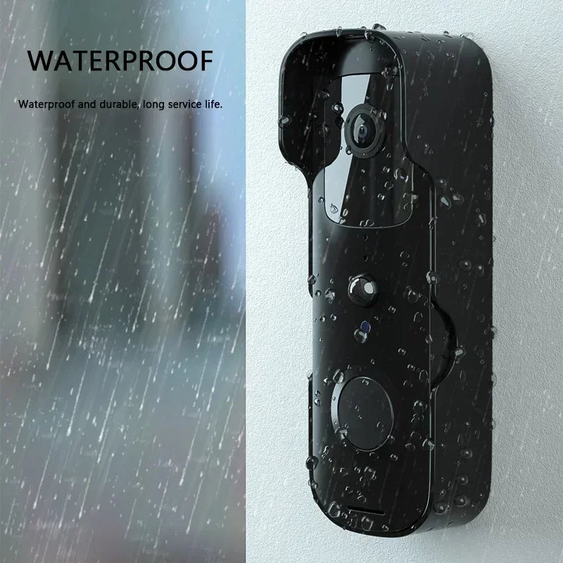 2026 Smart Video Doorbell Waterproof Night Vision Door Viewer 1080P FHD Camera Digital Visual Intercom WIFI 2.4G Tuya Door Bell