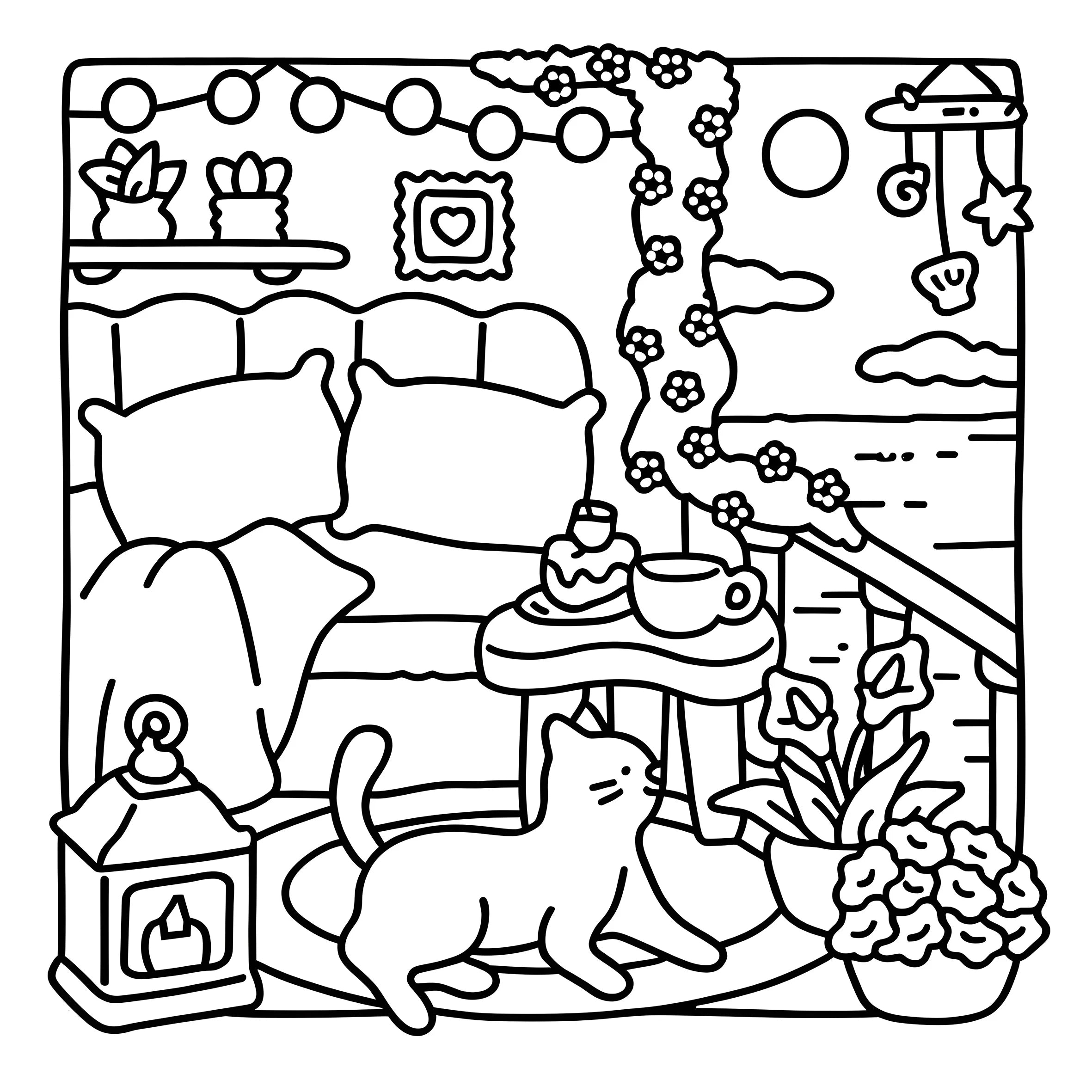 Cat Moments Adult Coloring Book Unique Book for Relaxation Upgraded Paper for Comfortable Coloring Perfect Gift Friend