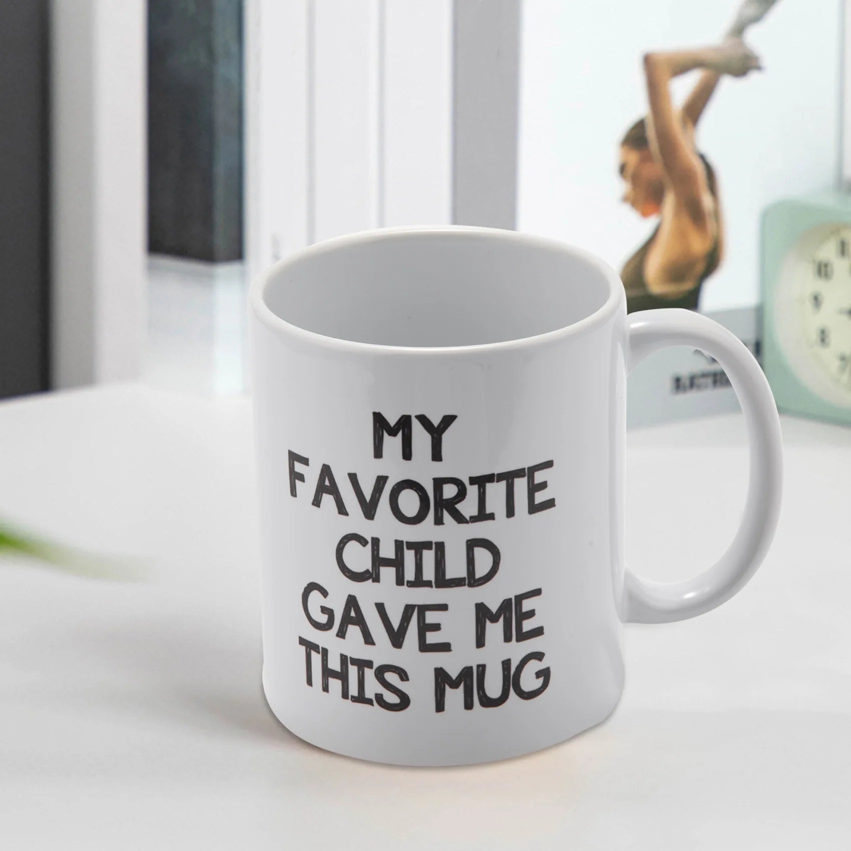 My Favorite Child Gave Me This Funny Coffee Mug - Best Mom & Dad Christmas Gifts - Gag Xmas Present Idea From Daughter, Son,