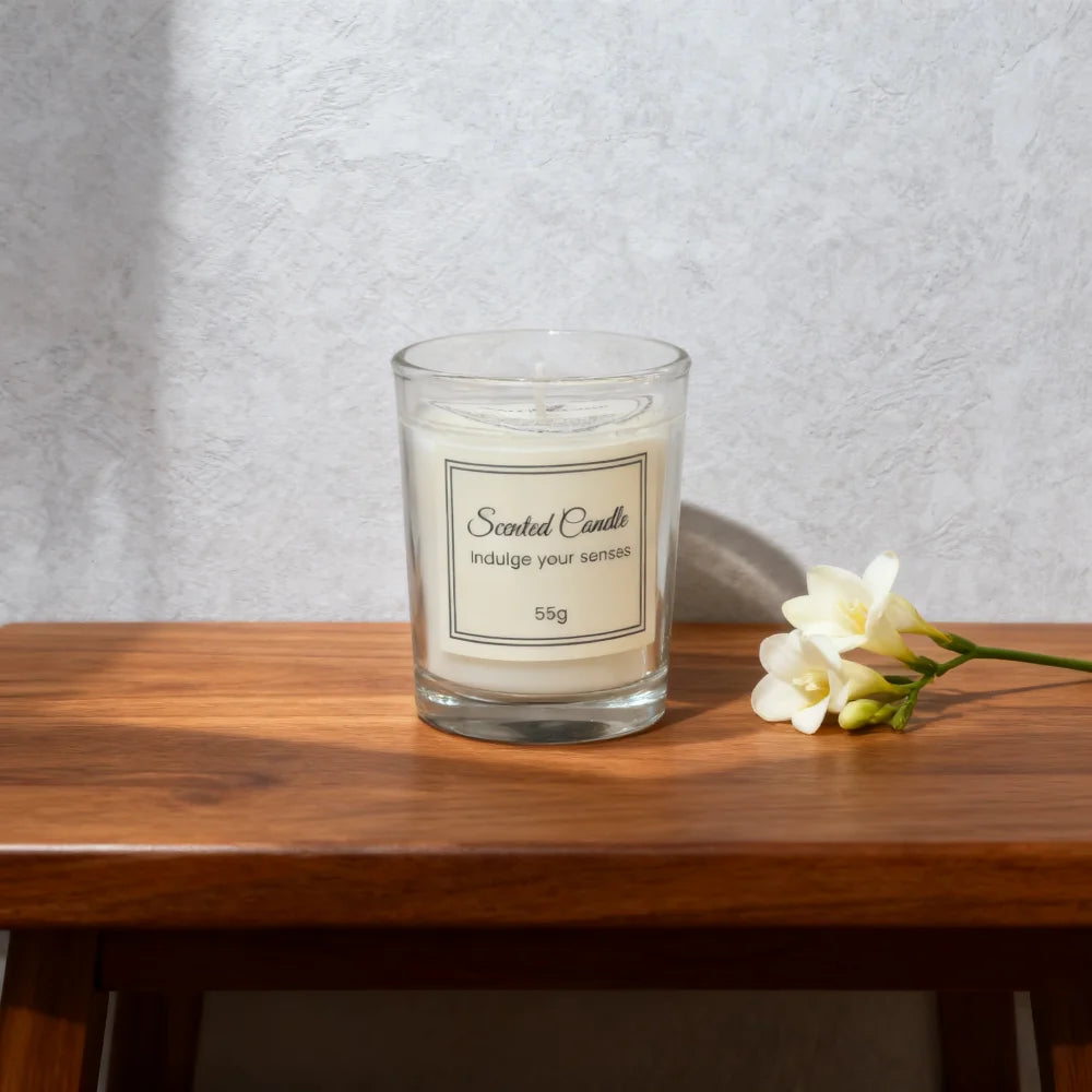 New Year's Gift Candle Premium Gift Box Glass Handmade Soy Wax Smokeless Creative Aromatherapy Candle Companion Gift