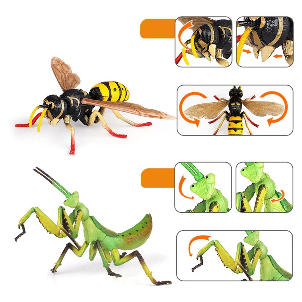 New DIY Assembled Simulated Insect & Animal Model - Children's Room Desktop Decoration Ornaments, Educational Toys & Kids' Gift