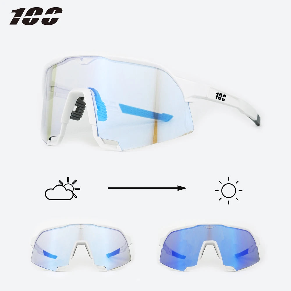 100 Bike Sunglasses Cycling Glasses for Man MTB Goggles Women Outdoor Camping Hiking Sports UV400 Riding Bicycle Eyewear