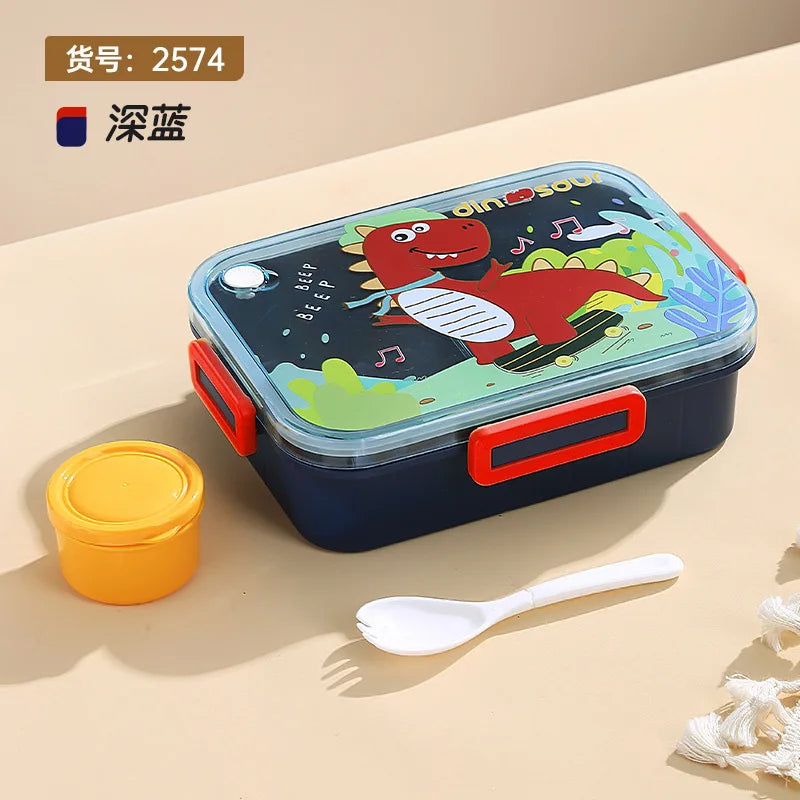 Cute Lunch Box for Kids Girls Boys With Compartments Bento Lunchbox School Child Leakproof Children's Food Snack Boxes New 2025
