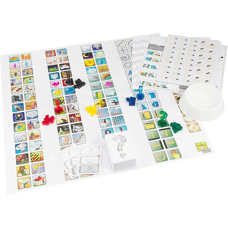 Interactive English Animal Board Game for 4-12 Players Family Party Word Guessing Fun Activity Best Friends Edition