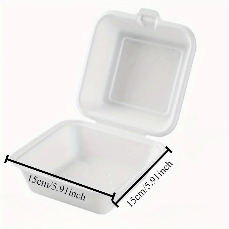 10pcs Disposable packaging box cake packaging box surprise bouquet packaging box bento packaging box hamburger packaging box