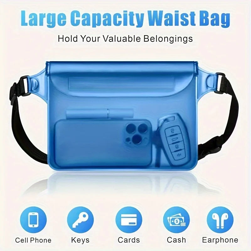 Swimming Bag Ski Drift Diving Waist Pack Bag Mobile Phone Bags Case Cover for Beach Boat Sports