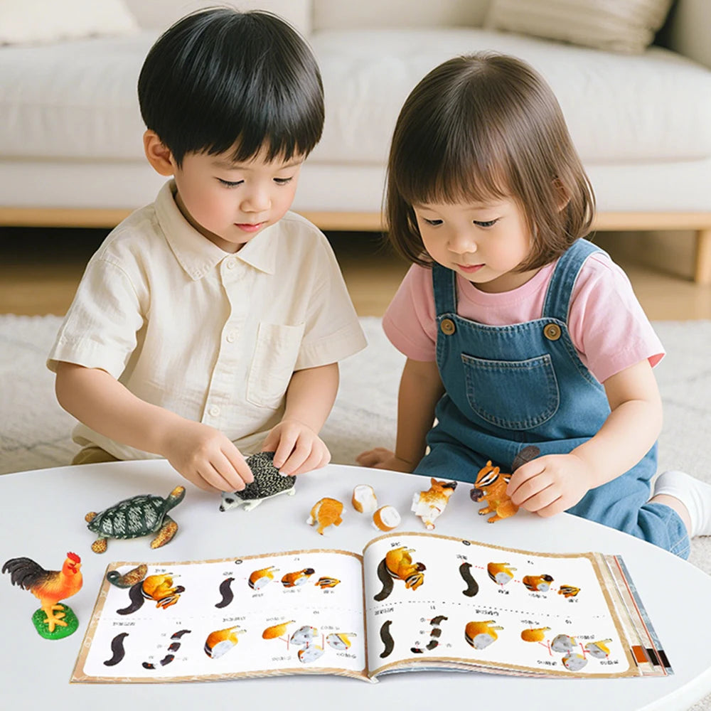New DIY Assembled Simulated Insect & Animal Model - Children's Room Desktop Decoration Ornaments, Educational Toys & Kids' Gift