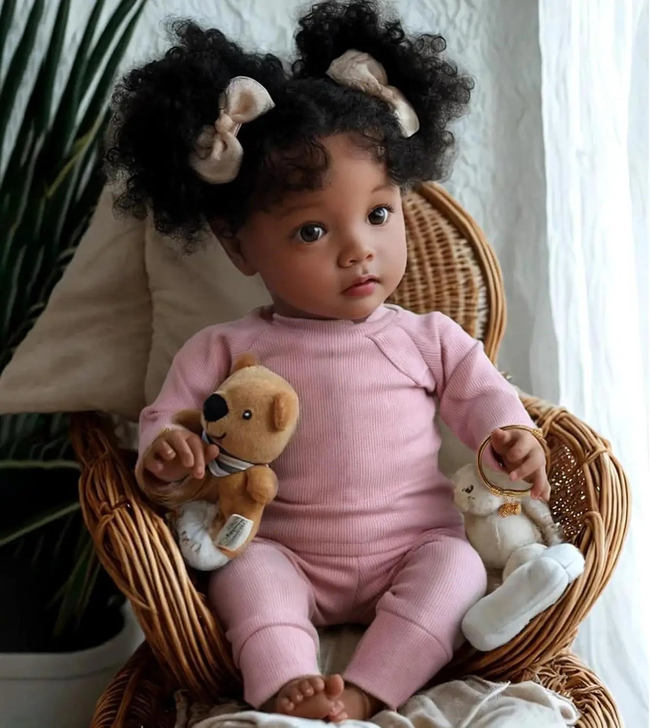 BABESIDE Lifelike Reborn Baby Dolls Girl- 20 '' Soft Body Realistic-Newborn with Accessories For Kids Age 3+