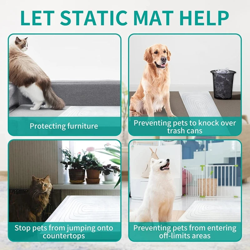 Pet Shock Mat Training Mats for Cats Dogs Keeping Cats Dogs Off FurnitureCounter