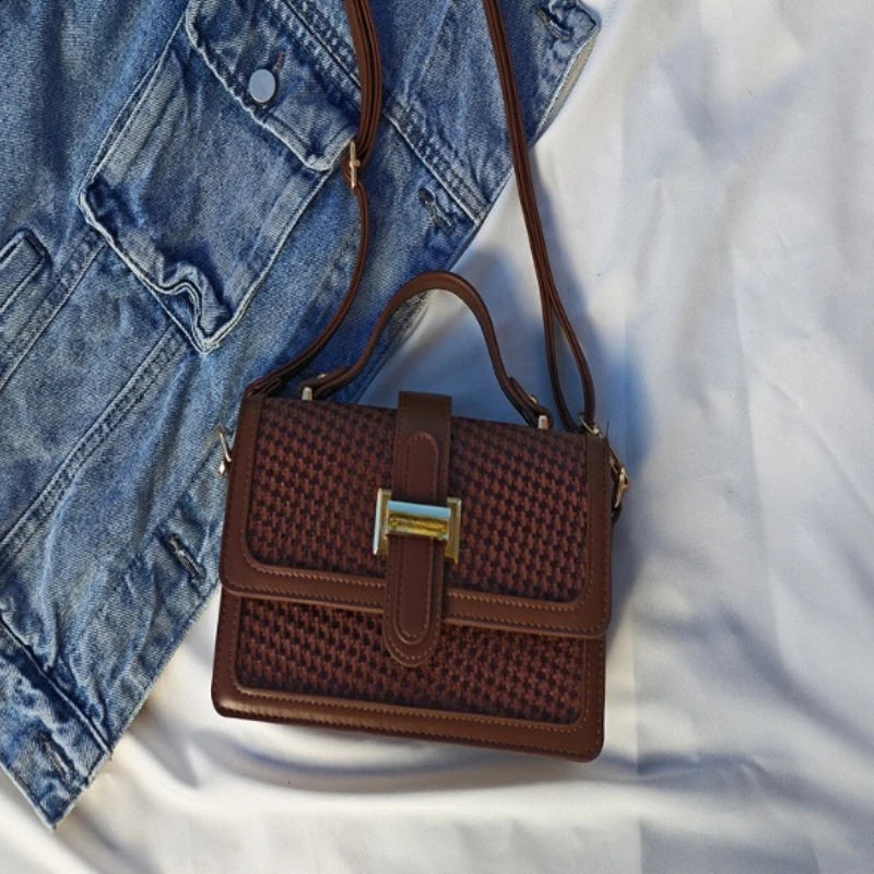 Paris Fashion Designer Elegant Handbag Classic Vintage Style Luxury Women Leisure Business Crossbody Bag Use