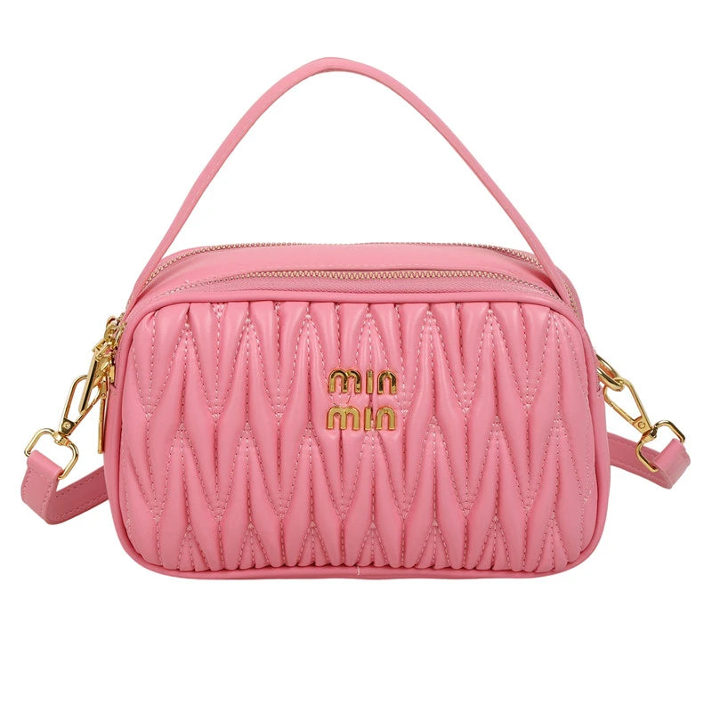 Trendy Designer Paris Fashion Bag With Elegant Leather And Solid Color For Women In Leisure