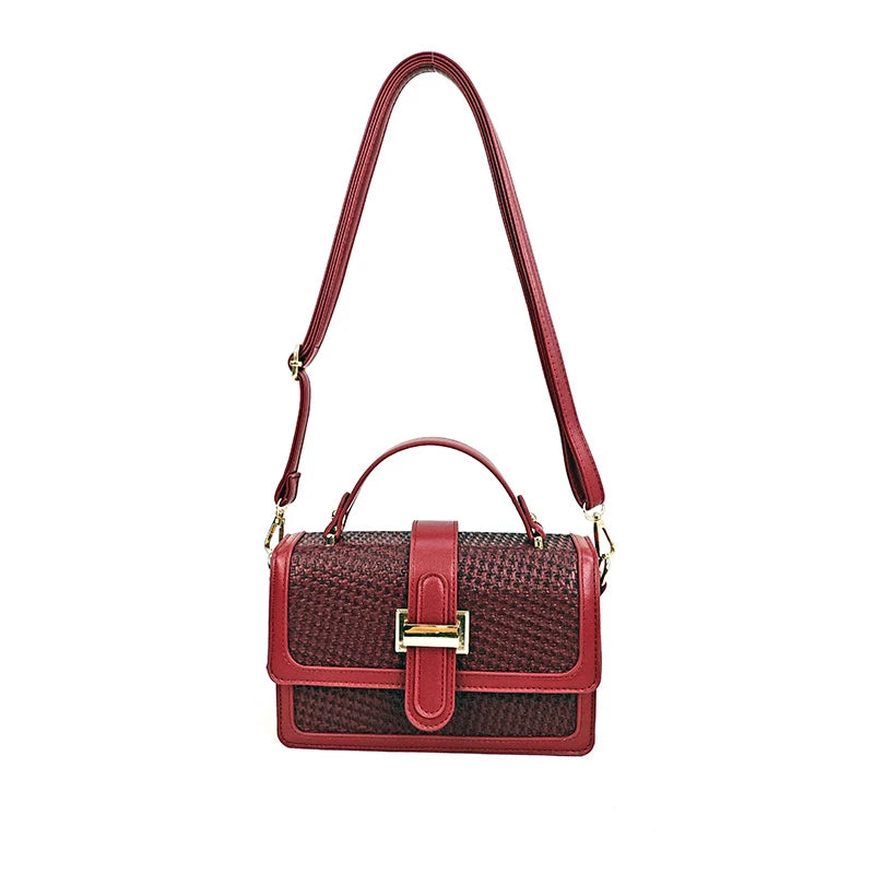 Paris Fashion Designer Elegant Handbag Classic Vintage Style Luxury Women Leisure Business Crossbody Bag Use