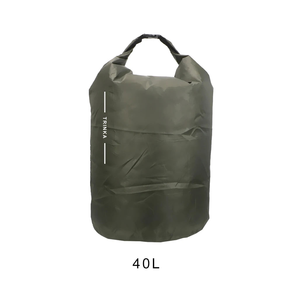 8L 40L 70L Waterproof Storage Bag Outdoor Traveling Carrying Bags For Boating Kayaking Canoeing Floating Dry Sack Pouch Portable