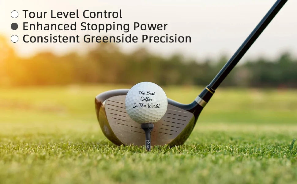 Funny Golf Gifts Set for Men Novelty Golf Gift Included 3 Golf Balls + 3 Golf Tees + 1 Ball Marker Perfect Golfer Gift