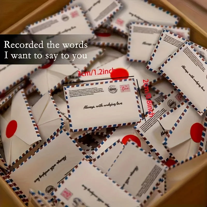 A Set of DIY Mini Envelopes, Suitable for Giving to Friends, Relatives, Parents, Etc Graduation Gifts, Back-To-School Gifts, Valentine's Day Gifts, Anniversary Gifts, Mother's Day Gifts