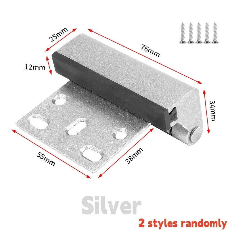 New Inward Home Security Door Reinforcement Lock,3 Inch Stop,Aluminum Alloy Anti-theft Door Locks Preventing Unauthorized Entry