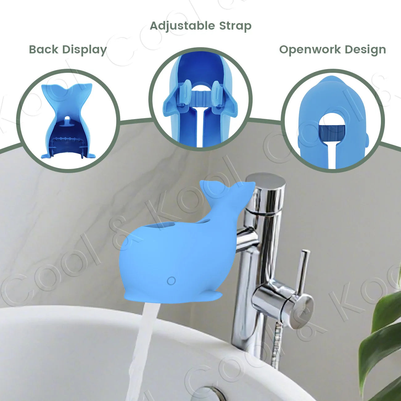 Baby Bath Faucet Cover, BPA-Free Silicone with Adjustable Strap for Safe, Bump-Proof Bath Time