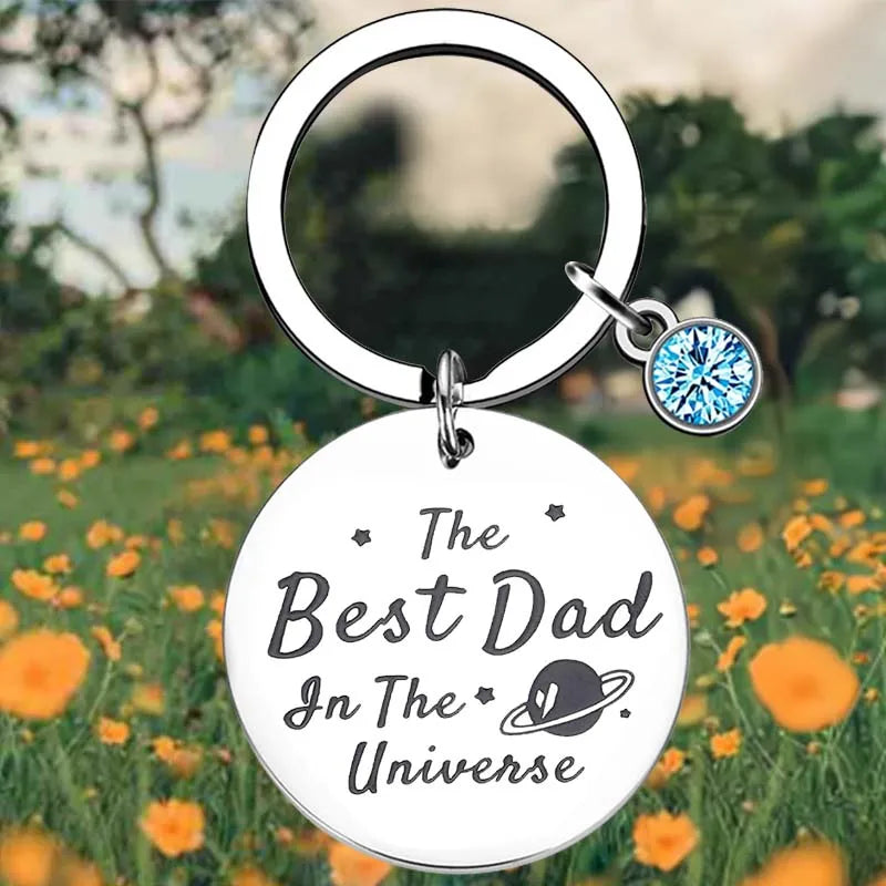 Best Dad Gifts Key Chain Ring Father Gifts keychains pendant Daddy Husband Gift
